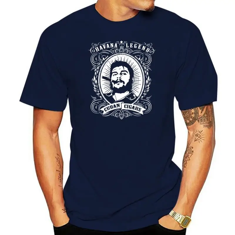 

Cuban Cigars Tops Tee T Shirt Mens Che Havana Legend T-Shirt Latest New Style
