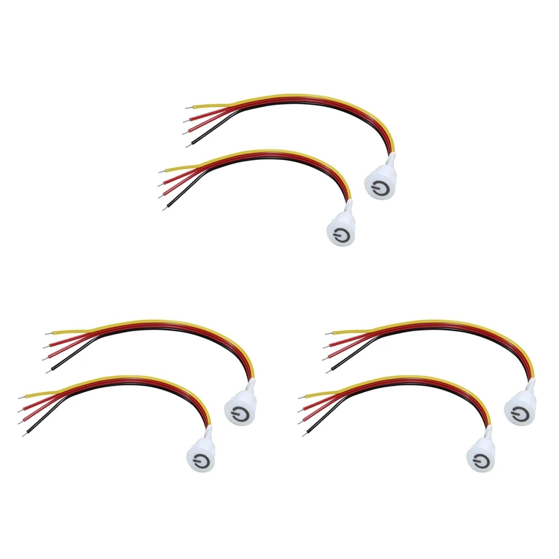 Сенсорный регулятор яркости 6 шт. переключатель постоянного тока в 5 В 12 плавный