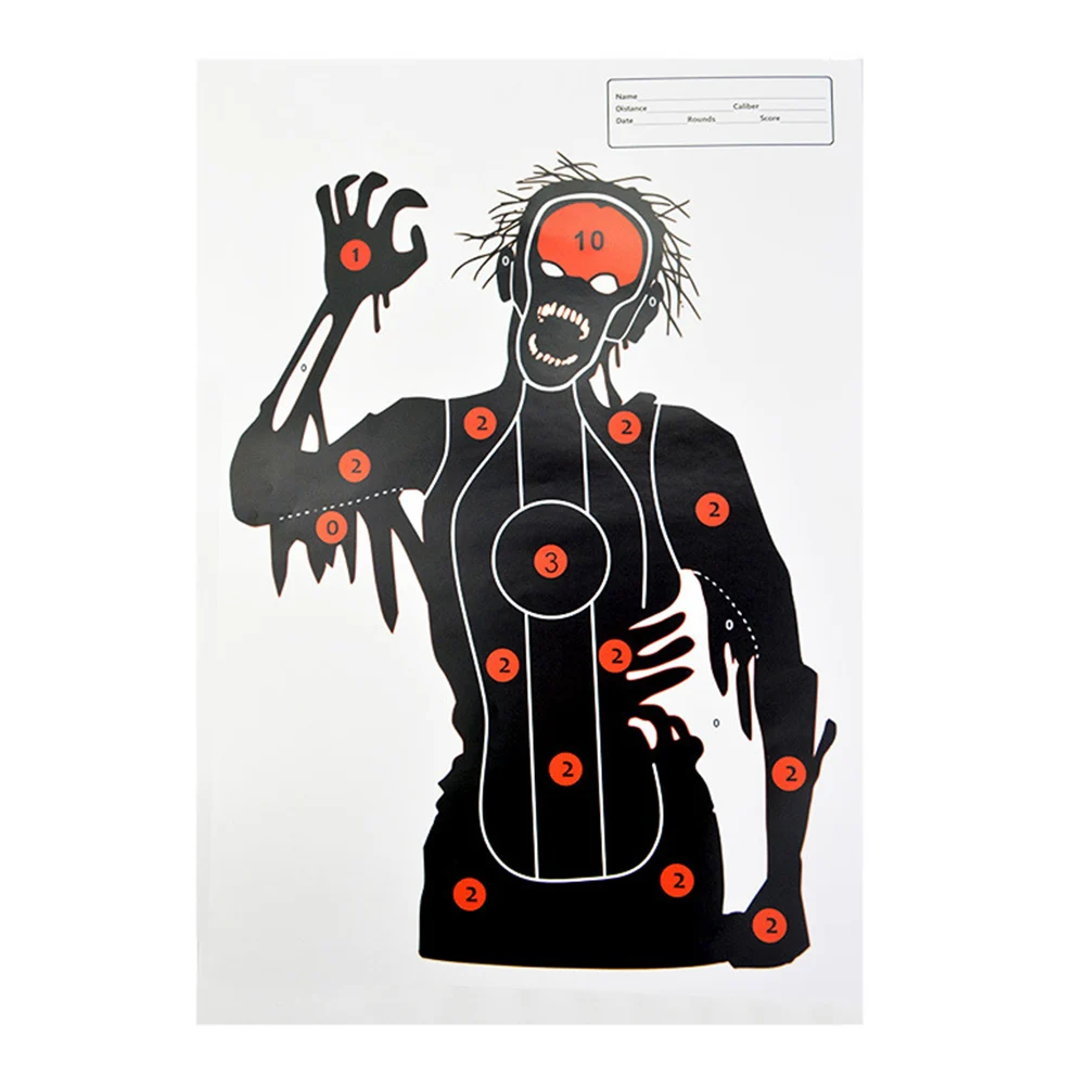 

Archery Target Paper Zombie Skeleton Head Chest Ring Outdoor Sports Archery Clubs Archery Ranges Archery Training