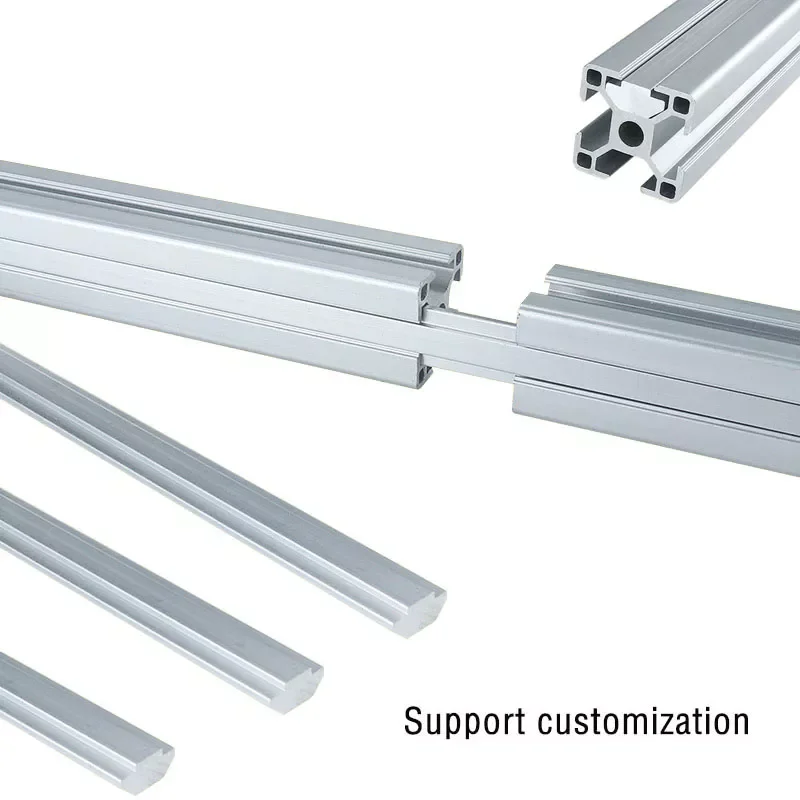 

4040 Aluminum Profile Connector Bracket Accessories Inside Connector Link 100mm 200mm 300mm 500mm 600mm 1000mm Without Hole
