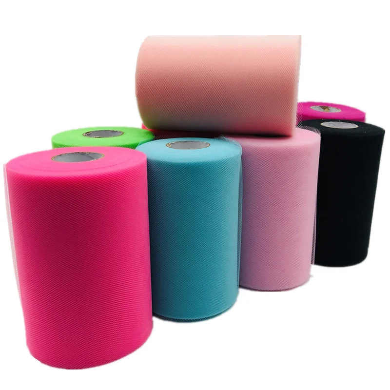 

100 Yards 15cm Tulle Roll Fabric Spool Tutu Wedding Decoration Tulle for Needlework Baby Shower Organza Laser DIY Birthday Party