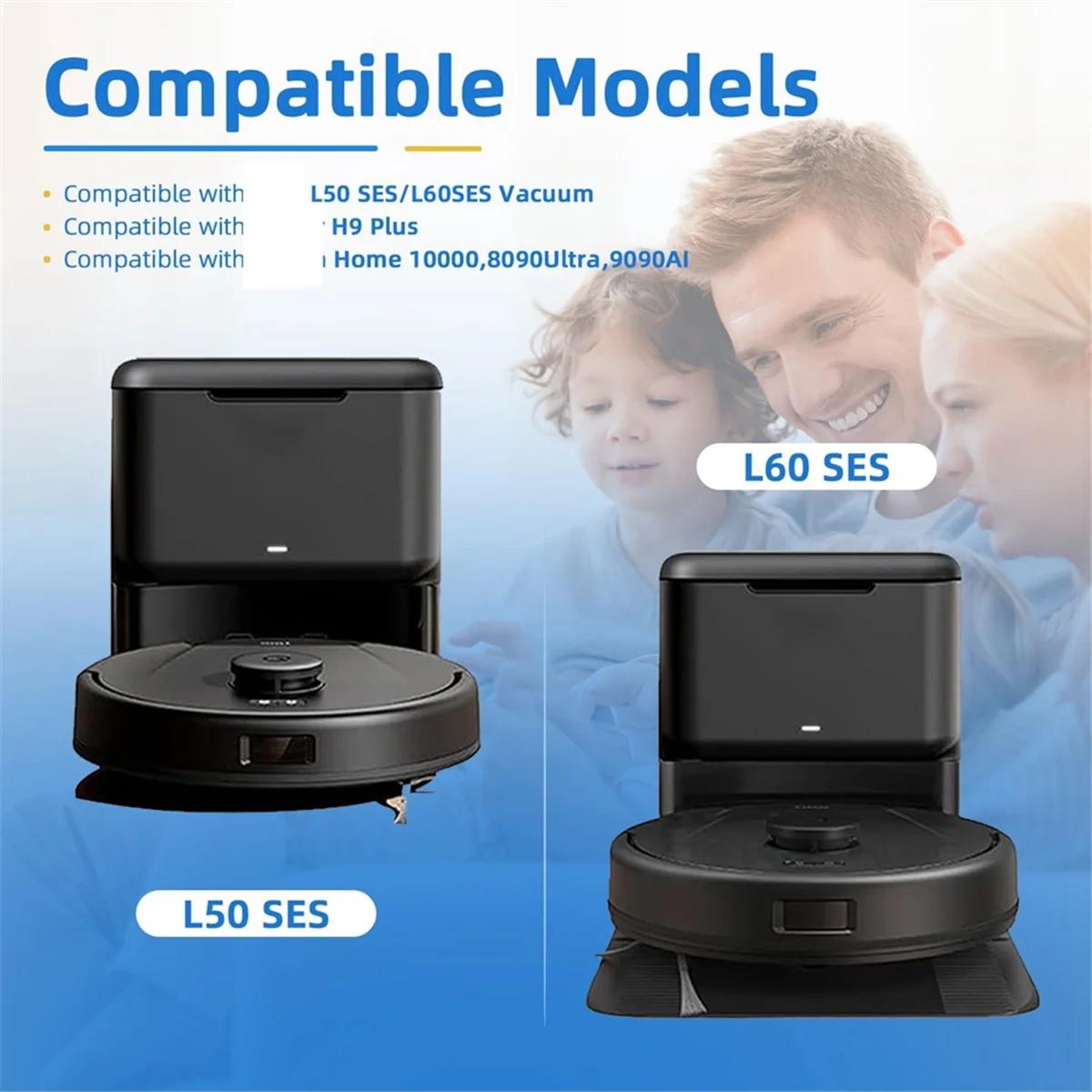 12 упаковок мешков для пыли пылесоса Eufy L50 SES L60 самоопорожняющаяся док-станция Conga