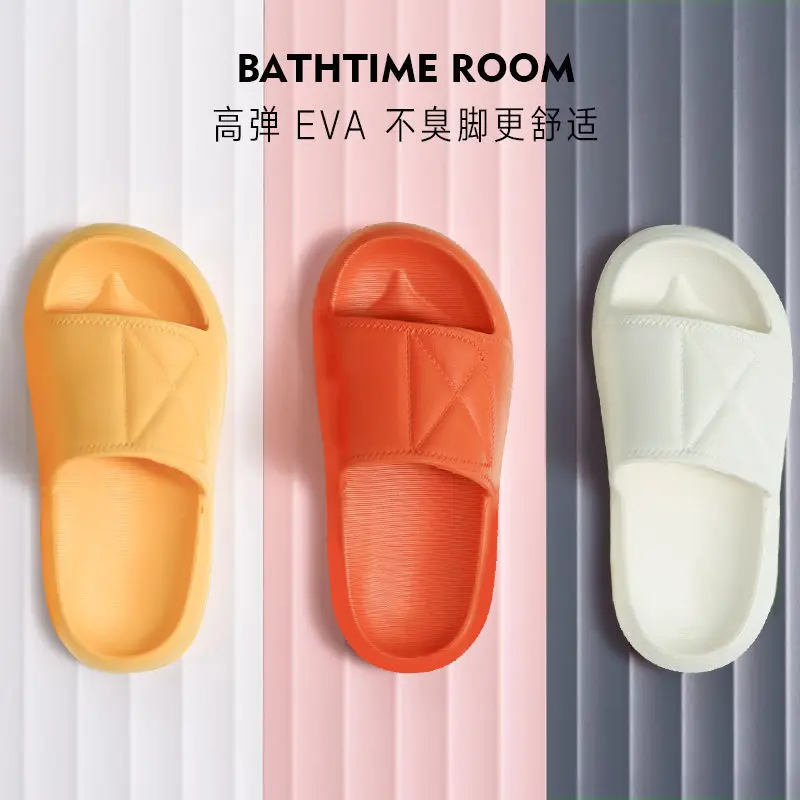 Eva Home Slippers Women Summer Thick Bottom Home Bathroom Soft Bottom Non-slip Sandals Women Ins