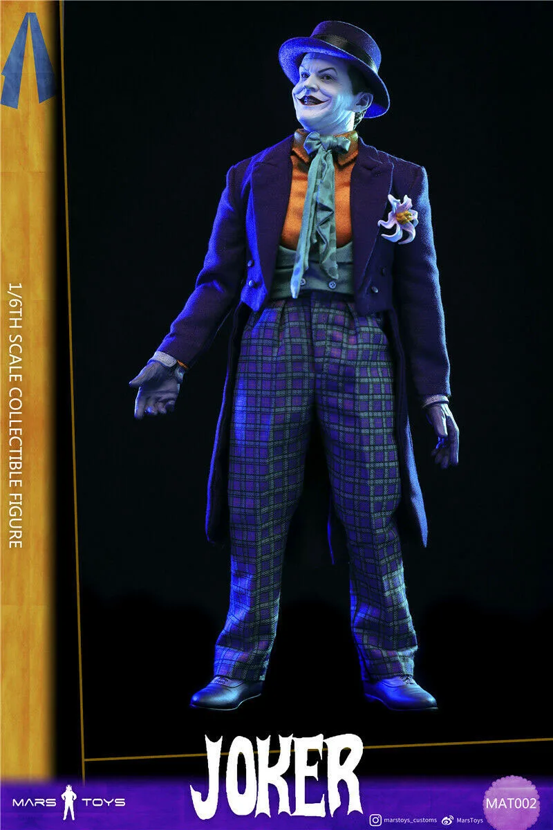 

1/6 MAT002 1989 JOKER Jack Nicholson 12'' Male Clown Action Body Full Set Toys pre-sale