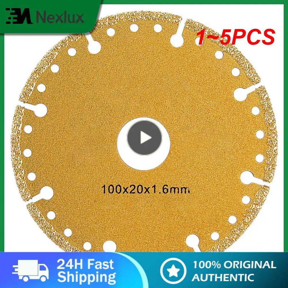 

1~5PCS Brazed Diamond Saw Blade For Steel Metal Stone Cast Iron Rebar Aluminum All Purpose Demolition Contractors Cutting Disc