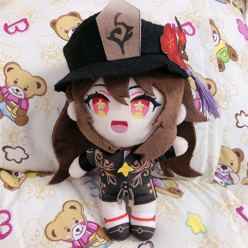 

Game Genshin Impact Hu Tao Plush Doll Figure Anime Toys Cosplay Cartoon Accessories Props Present