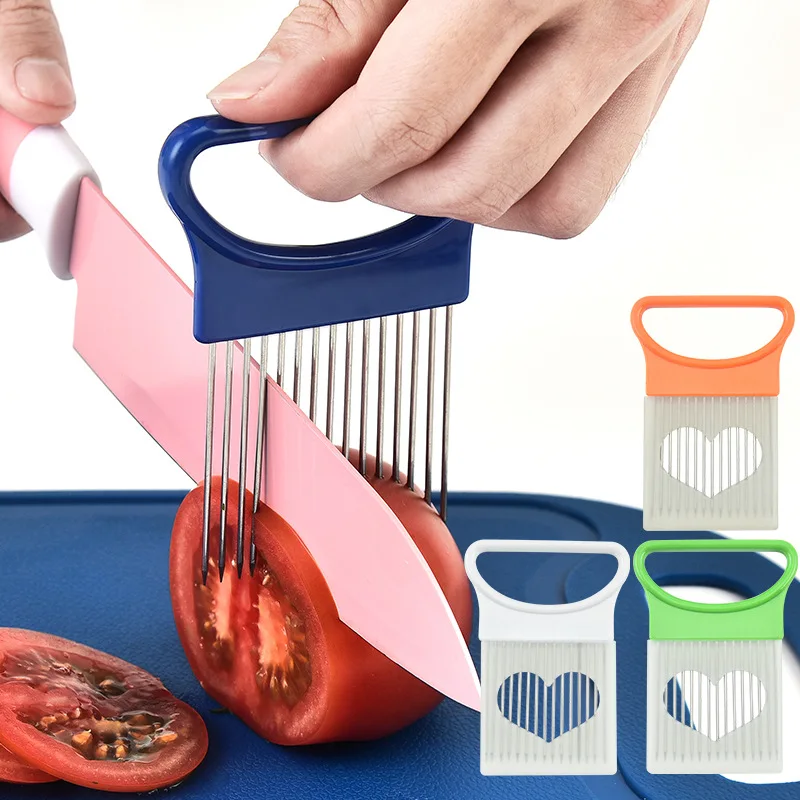 

Onion Needle Home Cucumber Onion Slicer Kitchen Gadgets Stainless Steel Onion Insert Tenderizer Loose Meat Needle