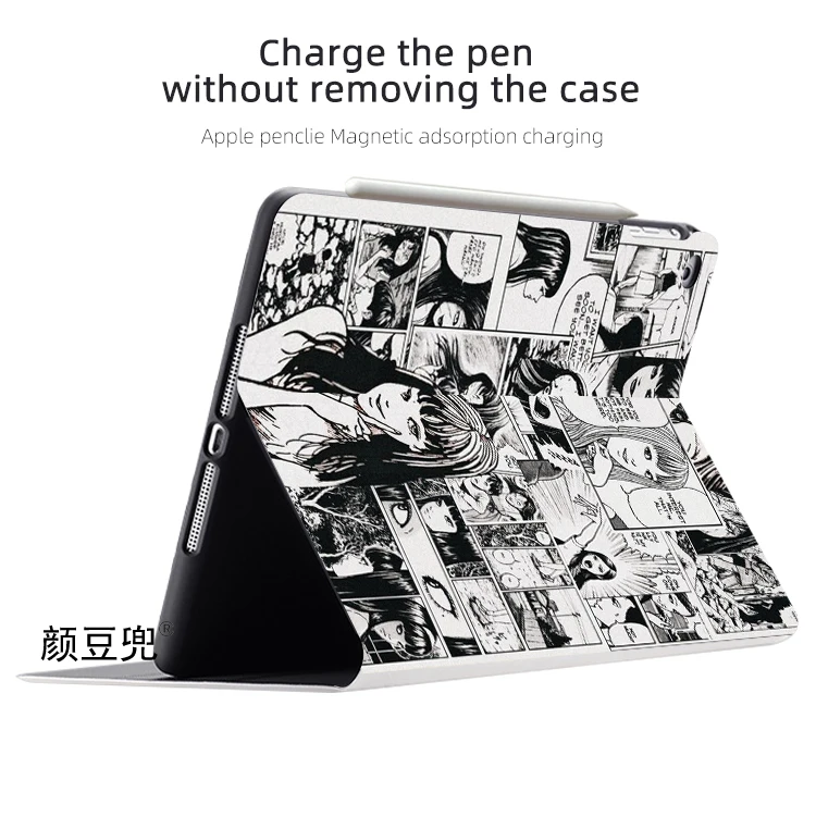 Фото Чехол Junji Ito Fujiang Anime для iPad 10.2 9th 10th 11t Air 3 Mini 6 7, роскошный силиконовый чехол Pro 12.9 11 для iPad Air 4 5 6 №2
