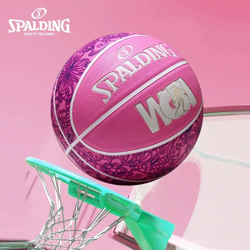 Spalding Rubber Ball Indoor Outdoor Professional Match Basketball Ball Size 6 For Girl Gift