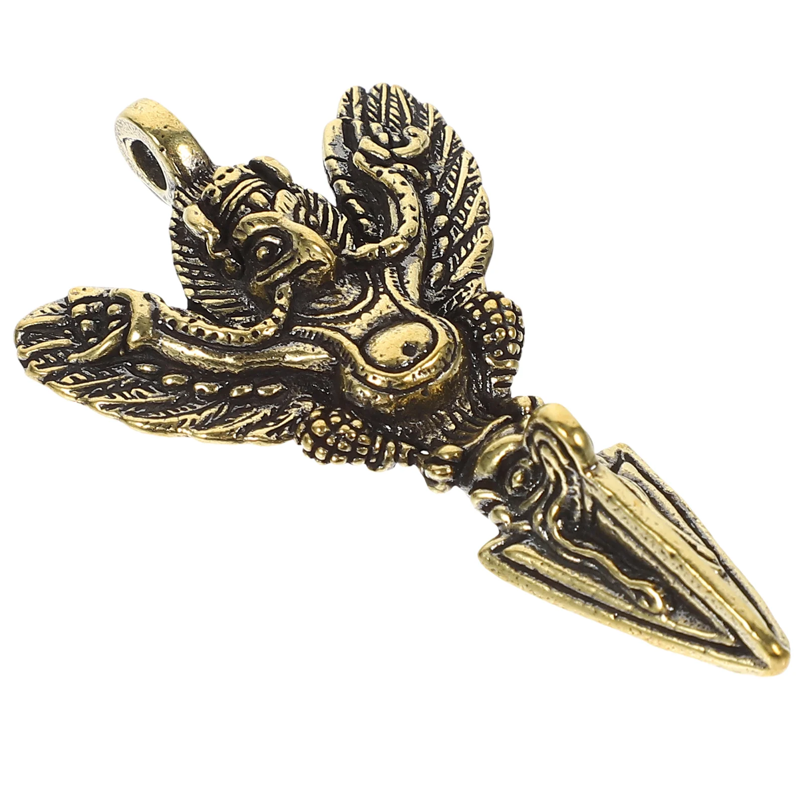 

Demon Pestle Buckle Hanging Vajra Pendant Brass Ornaments Mini Pendants Keychain