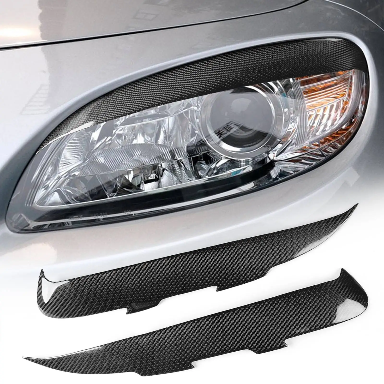 Фото Накладки на фары (реснички) из карбона для Mazda MX5 Miata 2009-2012 №4