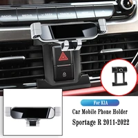 navigate support for kia sportage r 2011 2022 gravity navigation bracket gps stand air outlet clip rotatable support accessories