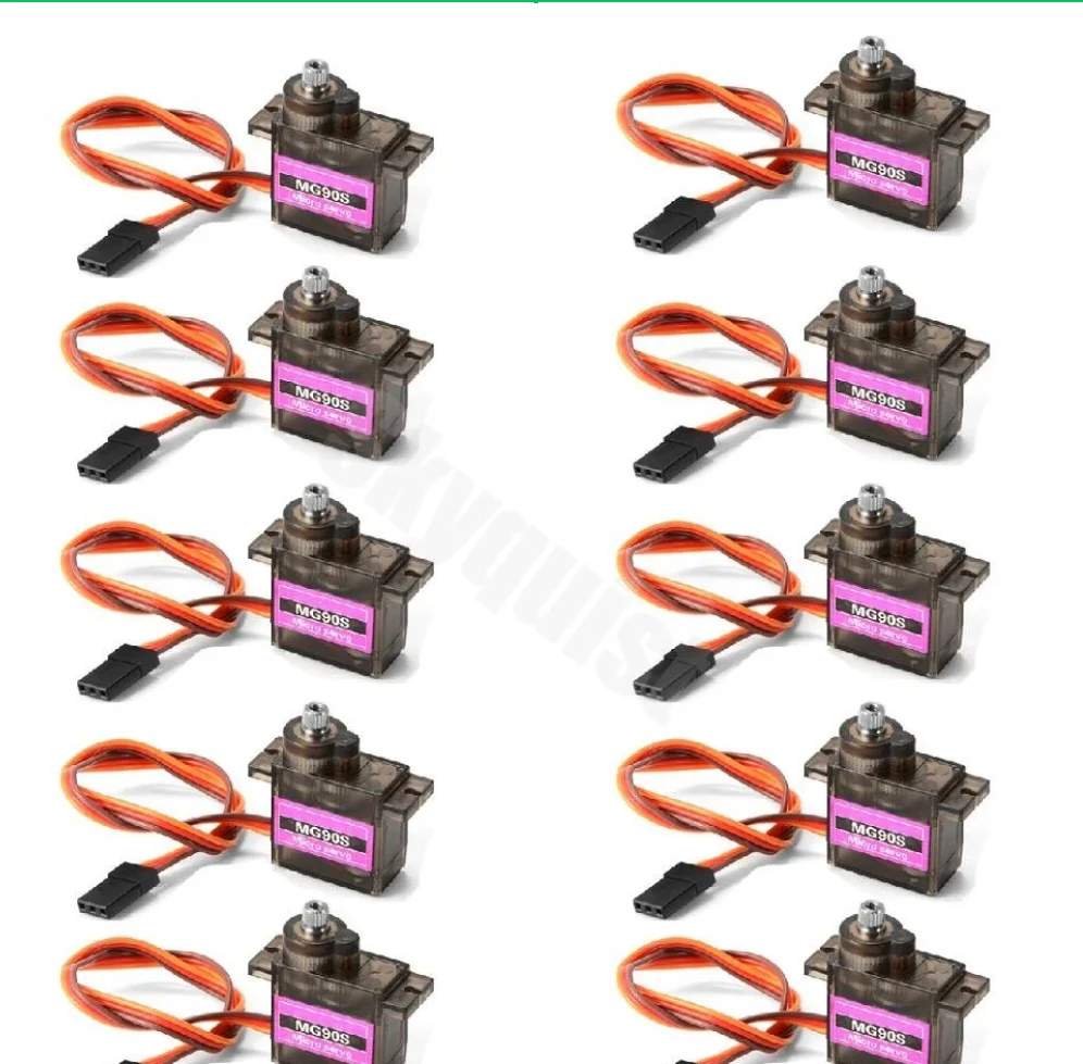 

2/5/10/20 pcs/lot MG90S Metal gear Digital 9g Servo SG90 For Rc Helicopter Plane Boat Car MG90 9G Trex 450 RC Robot Helicopter