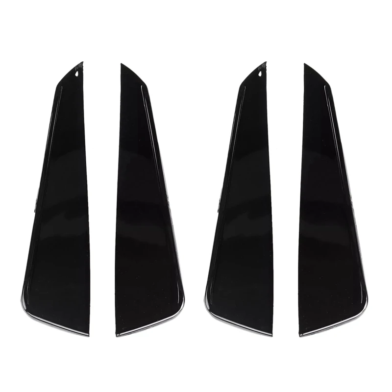 

4Pcs Front BUmper Side Air Splitter Spoiler Black for Benz Mercedes W176 A180 A200 A220 A250 Amg A45 A Class 2016-2018