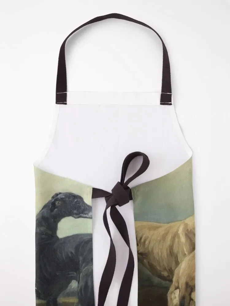 Хорты в пейзаже Фартук Униформа шеф-повара для мужчин Парикмахерский фартук