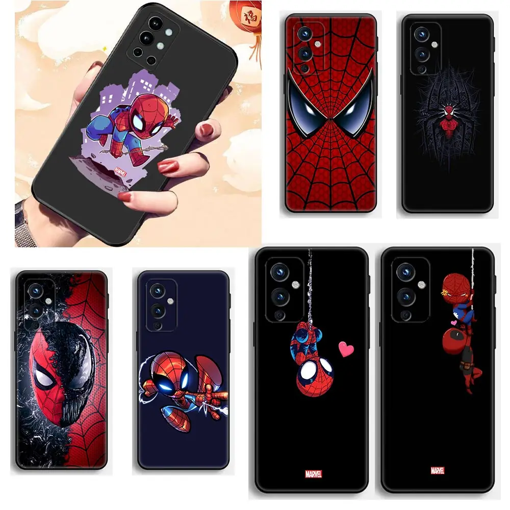 

Anime Cartoon Spider-Man Coques Fundas Phone Case for Oneplus 9 9R Z 7 7T 8 8T 9TR 10 Nord 2 CE N200 N100 N10 Pro 5G TPU Cases