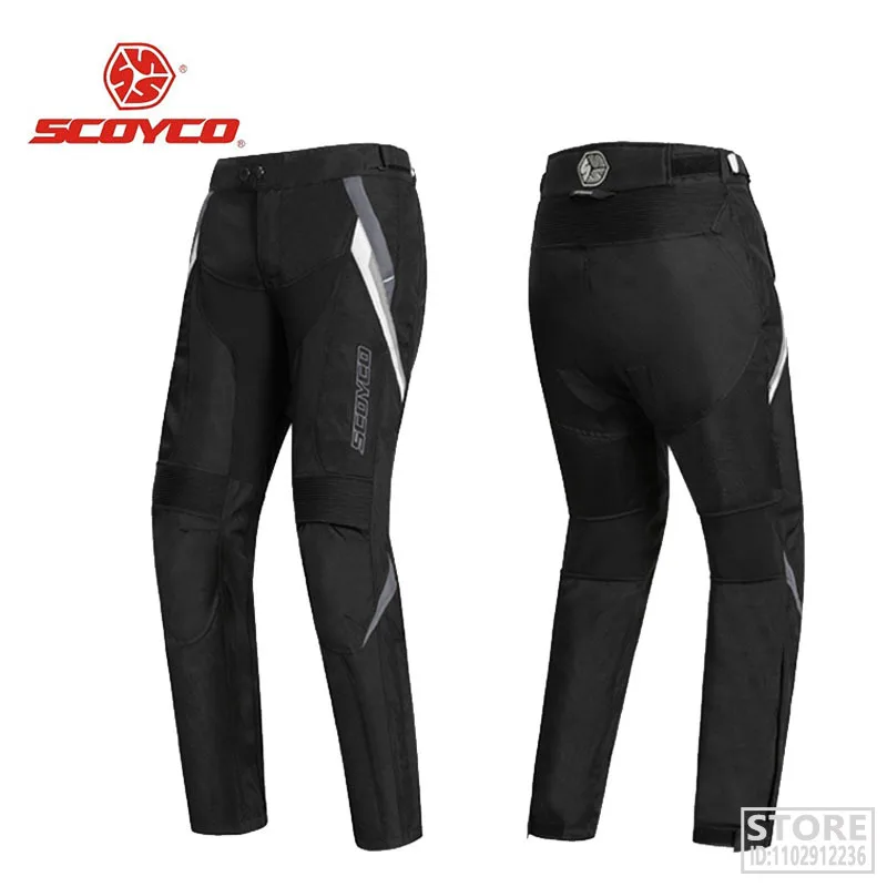 

Summer SCOYCO Men's Motorcycle Biker Pants CE knee Breathable Mesh Wearproof Moto equipment for men Motocross Motorcyclist Pants