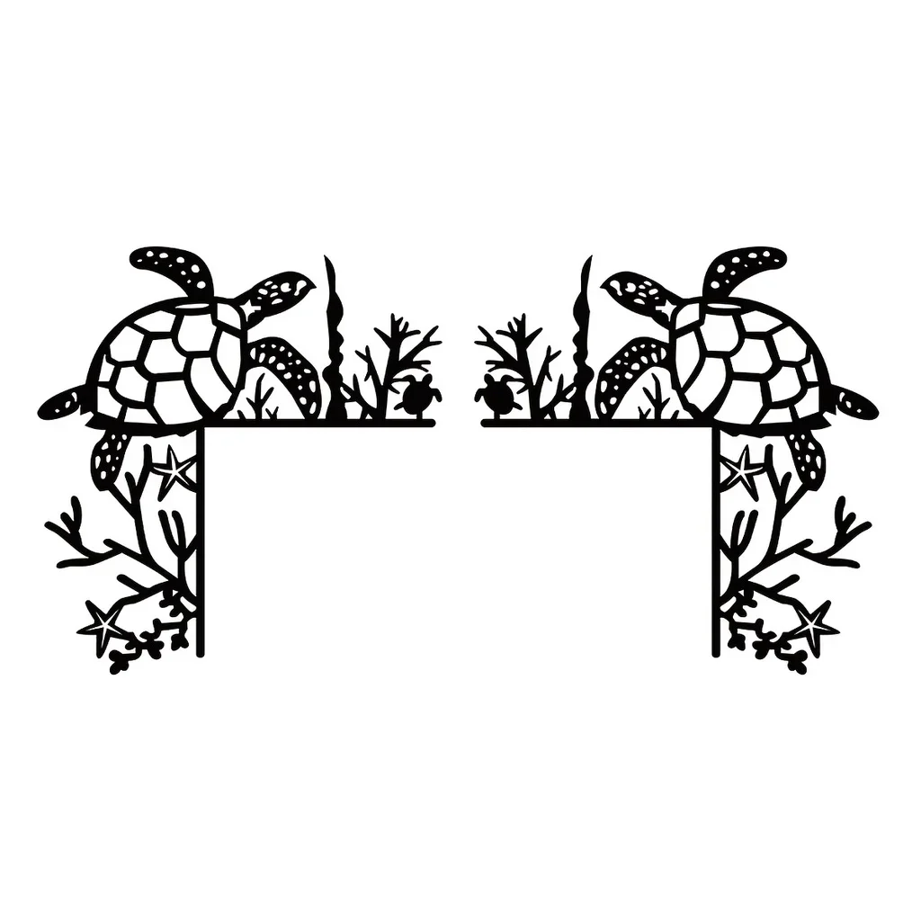 HelloYoung украшение в виде черепахи океаническое оформление настенная