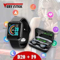 y68 smart watch f9 tws d20 bluetooth fitness tracker heart rate monitor blood pressure smartwatch y68s d20s dropshipping
