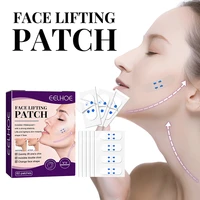 60 pcs v shaped melon seed face stick facial invisible lifting paste chin fade fine lines lifting firming facial beauty