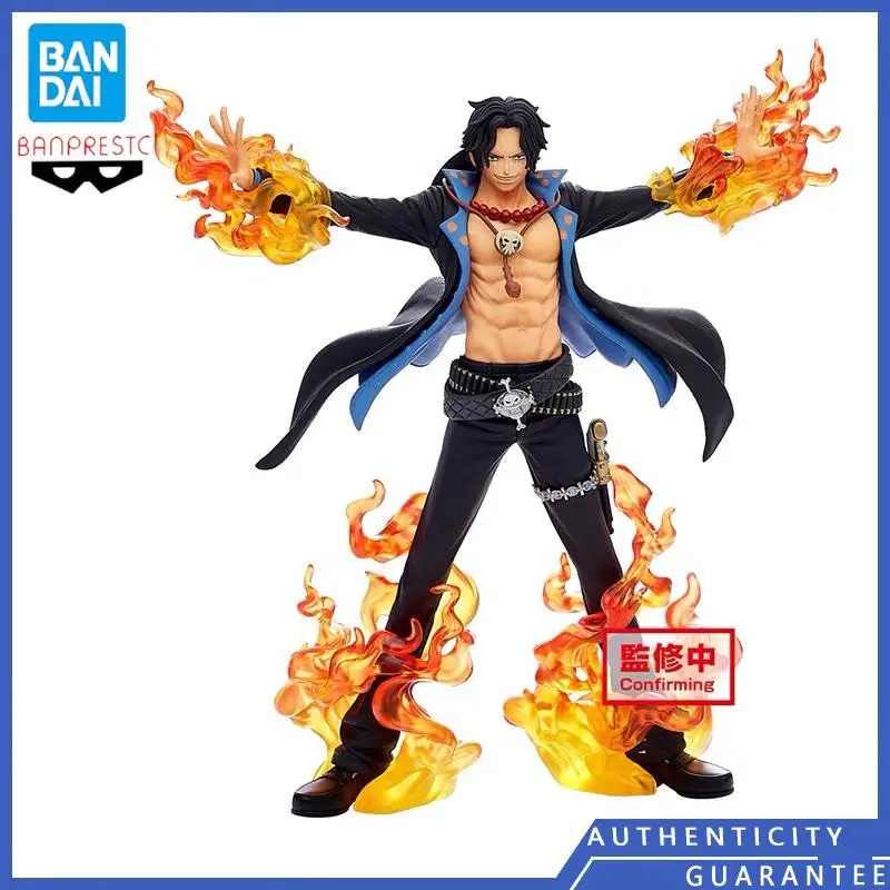 

[В наличии] Bandai оригинальная BANPRESTO DXF 18 см, ONE PIECE Portgas D Ace аниме, периферийная фигурка, гаражный комплект, модель, игрушки, подарок мужчине
