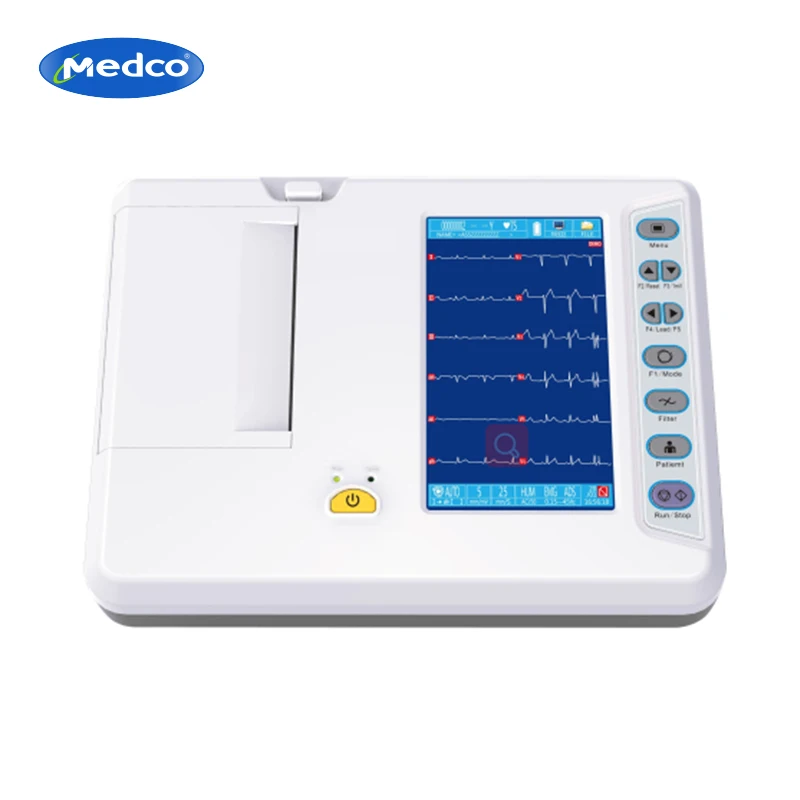 

High Quality touch screen 6 channel ecg electrocardiogram holter ecg machine for