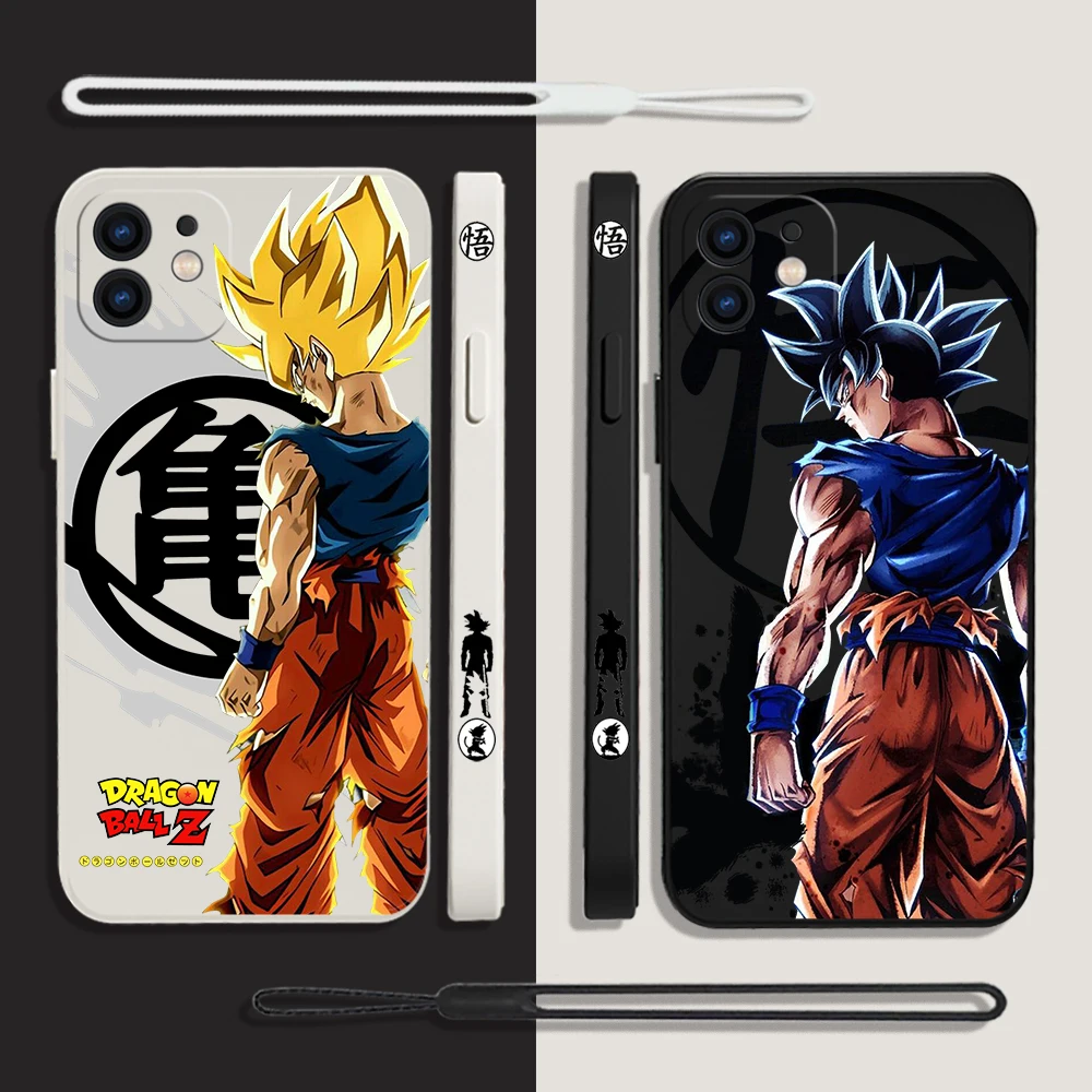 

Anime Dragons Balls Gokus Phone Case For Xiaomi Redmi Note 11 10A 10 10S 9 8 7 Pro Plus 10C 9A 9C 9T 4G 5G With Lanyard Cover