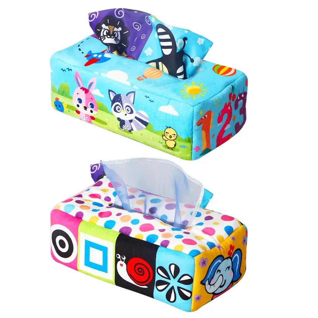 

Плюшевые детские салфетки, радужные танцевальные шарфы, игровые бумажные гофрированные салфетки для обучения, сенсорная игрушка для дошкольников, новорожденных, младенцев