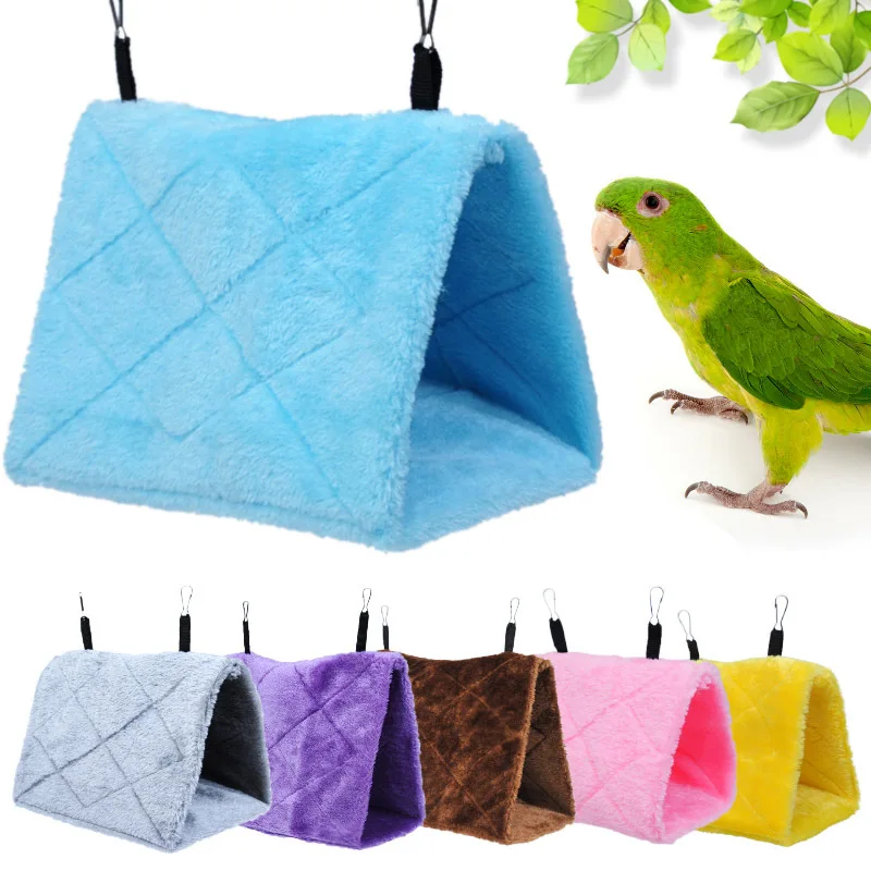 S Warm Bird Hammock Hanging Tent Bed For Bird Sleeping Bird Cage Decoration Accessories Bird House Bird Nest