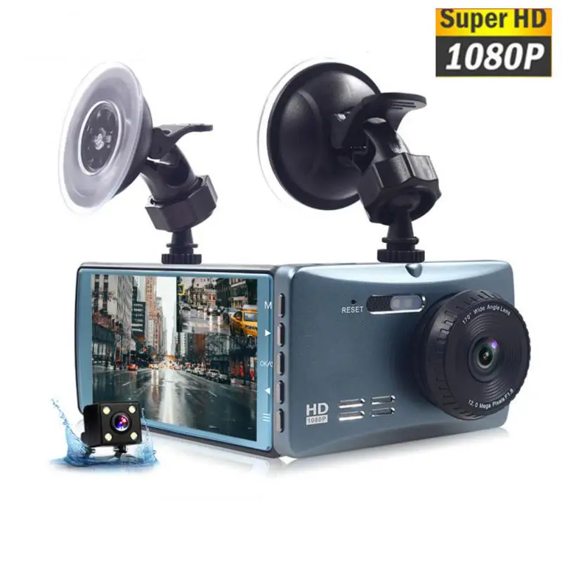 

2 Lens Car Video recorder HD1080P Dash Cam Car Black Box 3.6 Inch 24H Parking Monitoring Loop Recording DVR Black Box in Car
