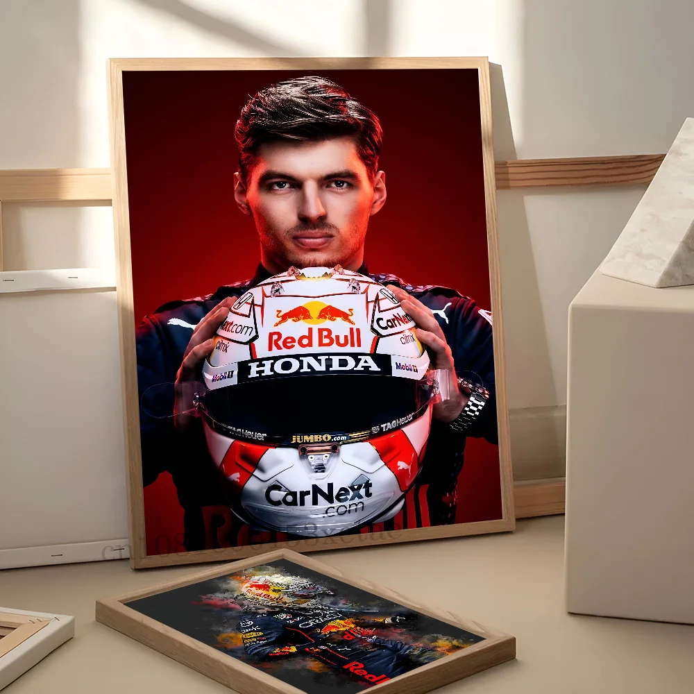 F1 M-Max Verstappen Poster Paper Print Home Living Room Bedroom Entrance Bar Cafe Art Painting Decoration