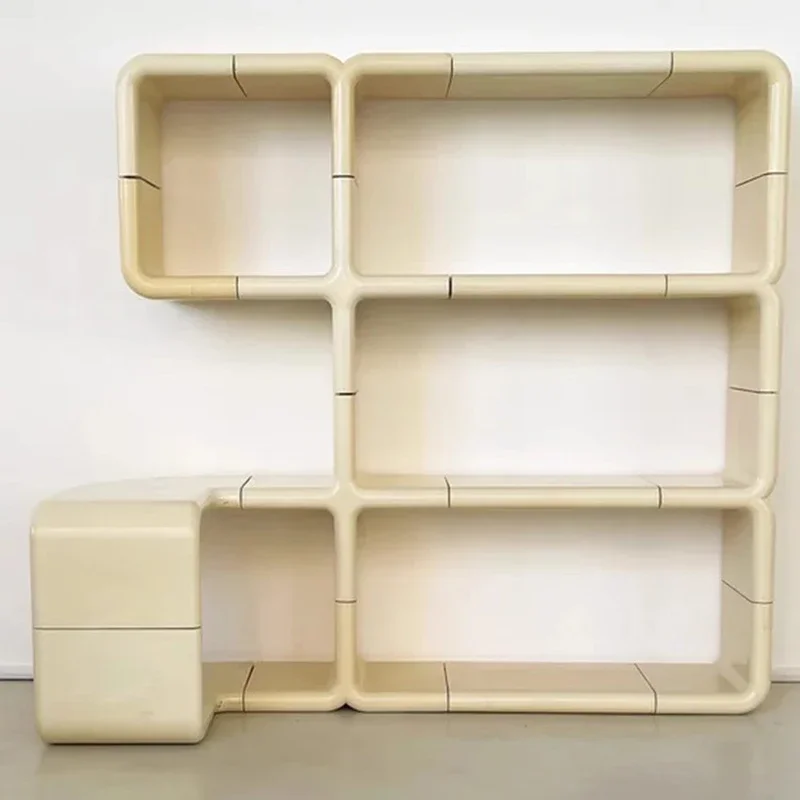 Детские книжные шкафы белый минималистичный Органайзер в стиле индастриал для