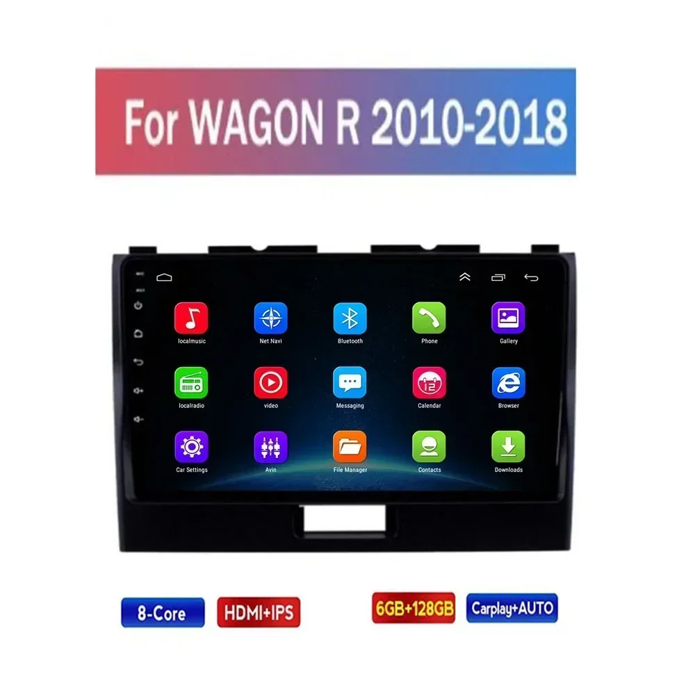 2 Din Android 13 Автомобильный стерео радио DVD GPS Мультимедийный видеоплеер 5G Wi-Fi камера