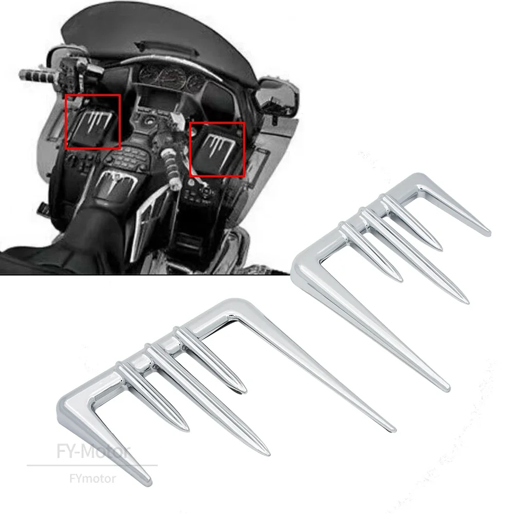 

Хромированная накладка на перчаточную коробку для мотоцикла, подходит для Honda GL1800 GL1800A GL1800 Goldwing Gold Wing 2001-2010 2009 2008 ABS