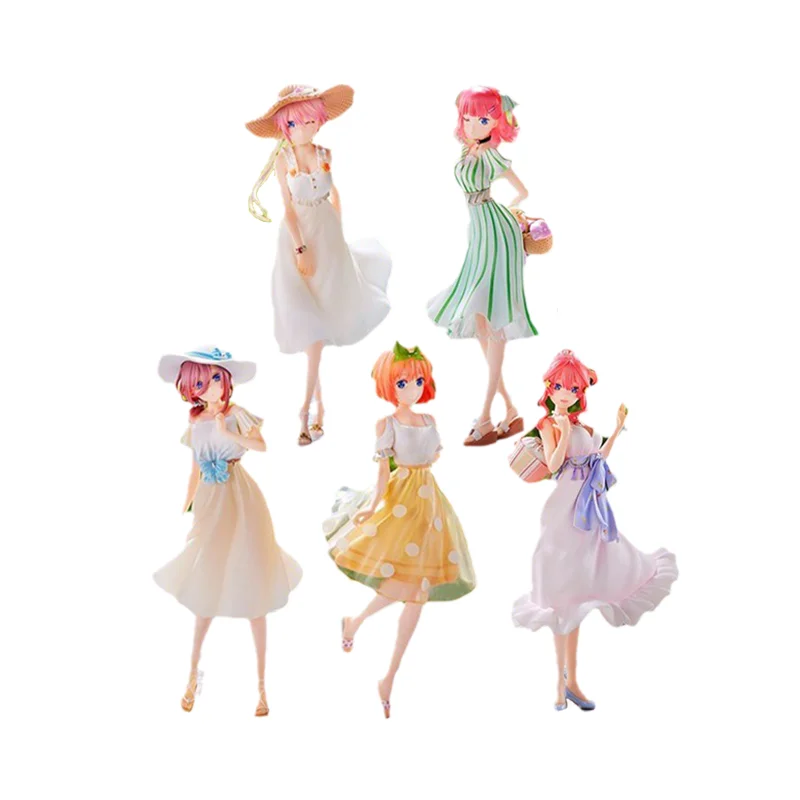 

Фигурки героев аниме Bandai, Оригинальные фигурки героев мультфильма хика Нино Мику, игрушки для детей, подарок, Коллекционная модель