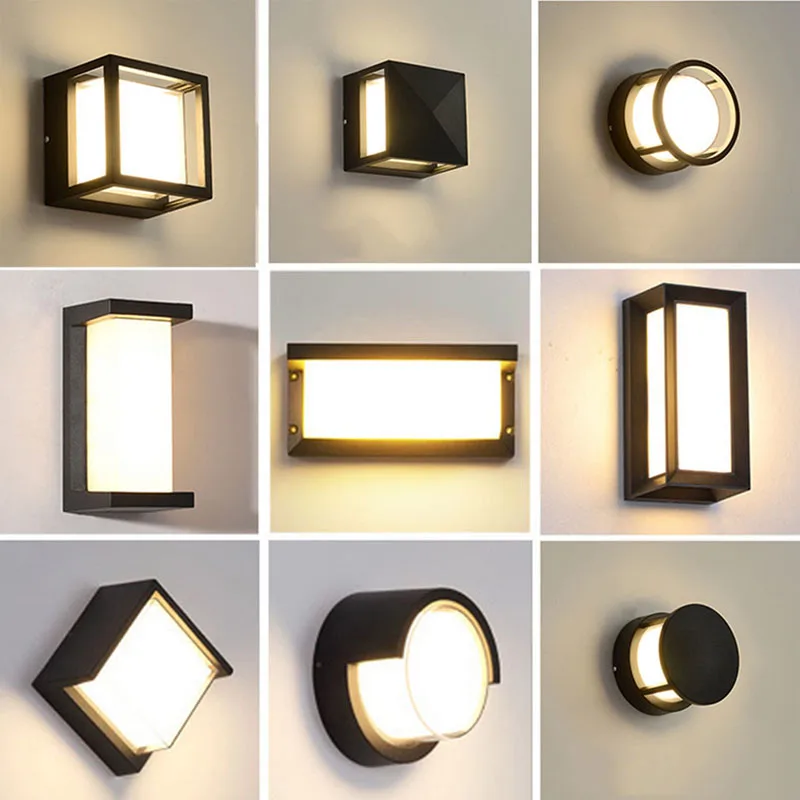 

AC86-256 LED Wall Lamp Outdoor Waterproof IP65 Stair Bedroom Garden Hallway Living Room Interior Wall Light ART DECO 3000k