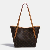 new high end shoulder bag versatile trend tote bag simple large capacity handbag niche womens old flower bag