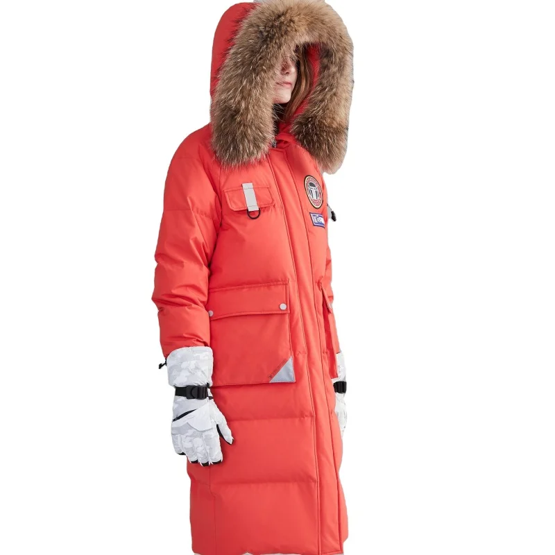 High Quality  Women Winter Hooded Goose Down Jacket female down jacket women's down coats enlarge