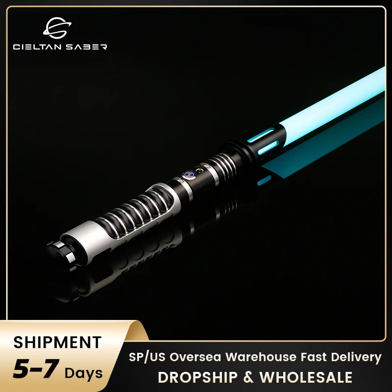

CIELTAN RGB/SN Pixel Lightsaber, Smooth Swing, High Light Infinite Color Changing FOC Function, Force FX Laser Sword, Cosplay Pr