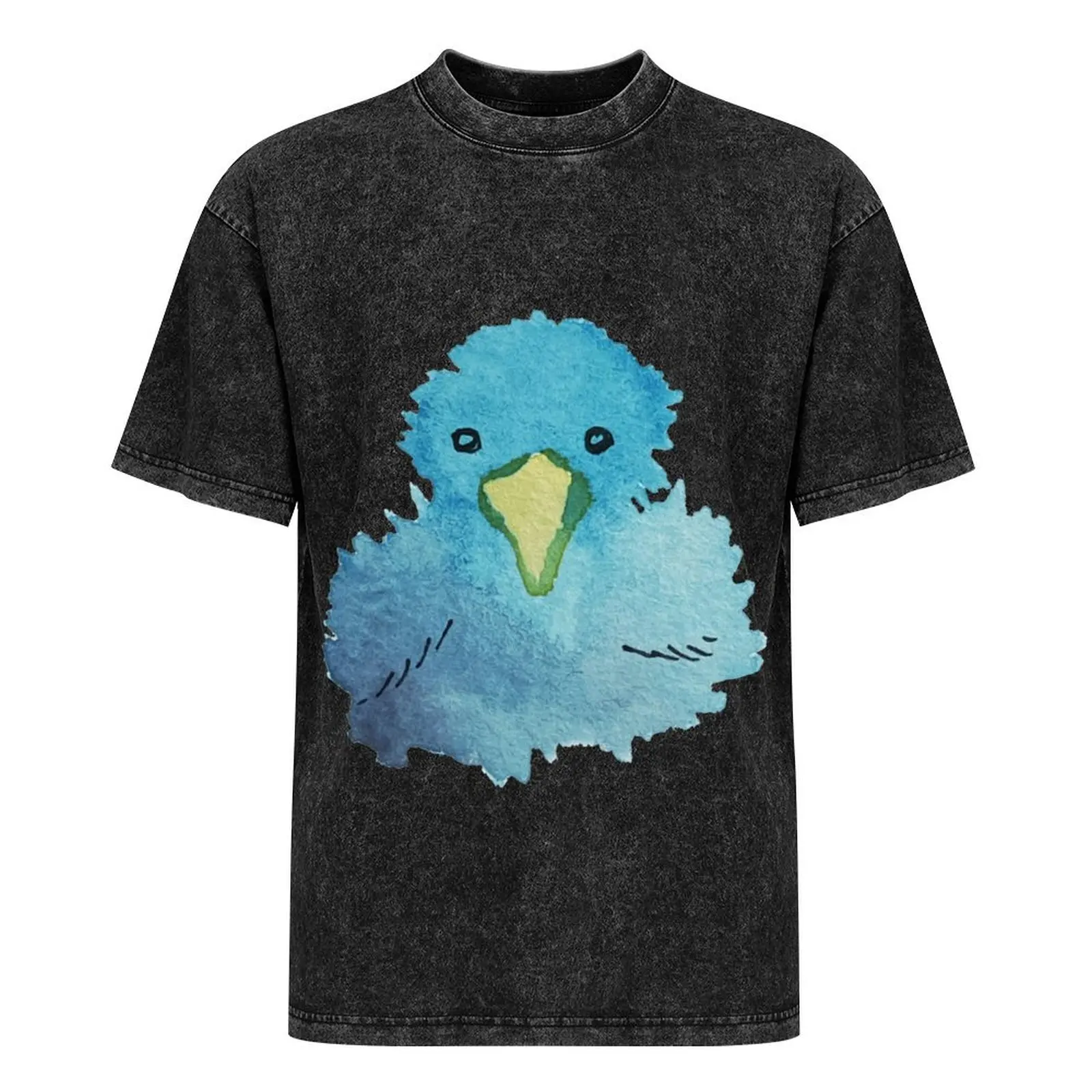 Футболка с акварелью Birb футболки рисунком для баскетбола одежда больших