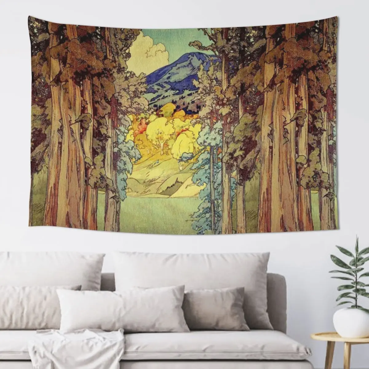 Returning to Hoyi гобелен грибной декор домашний корейский комнаты настенные гобелены