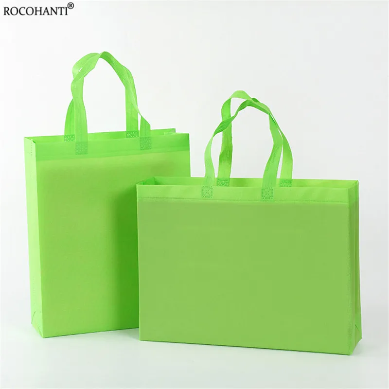 20x недорогие сумки с ручками пользовательские печатные перерабатываемые