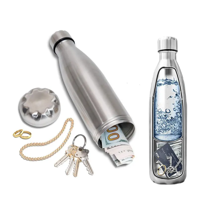 حصالة خاصة زجاجة ماء وهمية البصر سر المنزل تحويل خبأ يمكن حاوية إخفاء مخزن للأدوات في الهواء الطلق