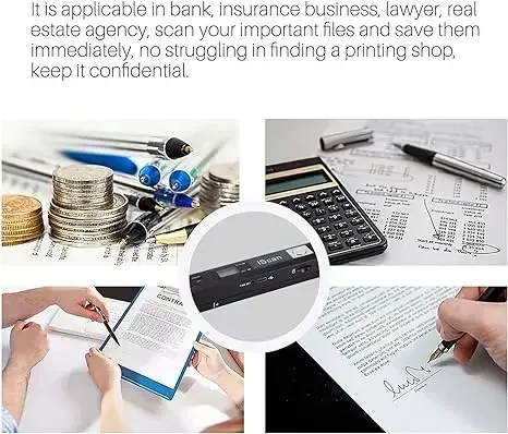 Портативный ручной сканер iScan A4 палочки для документов 900 точек на дюйм цветной