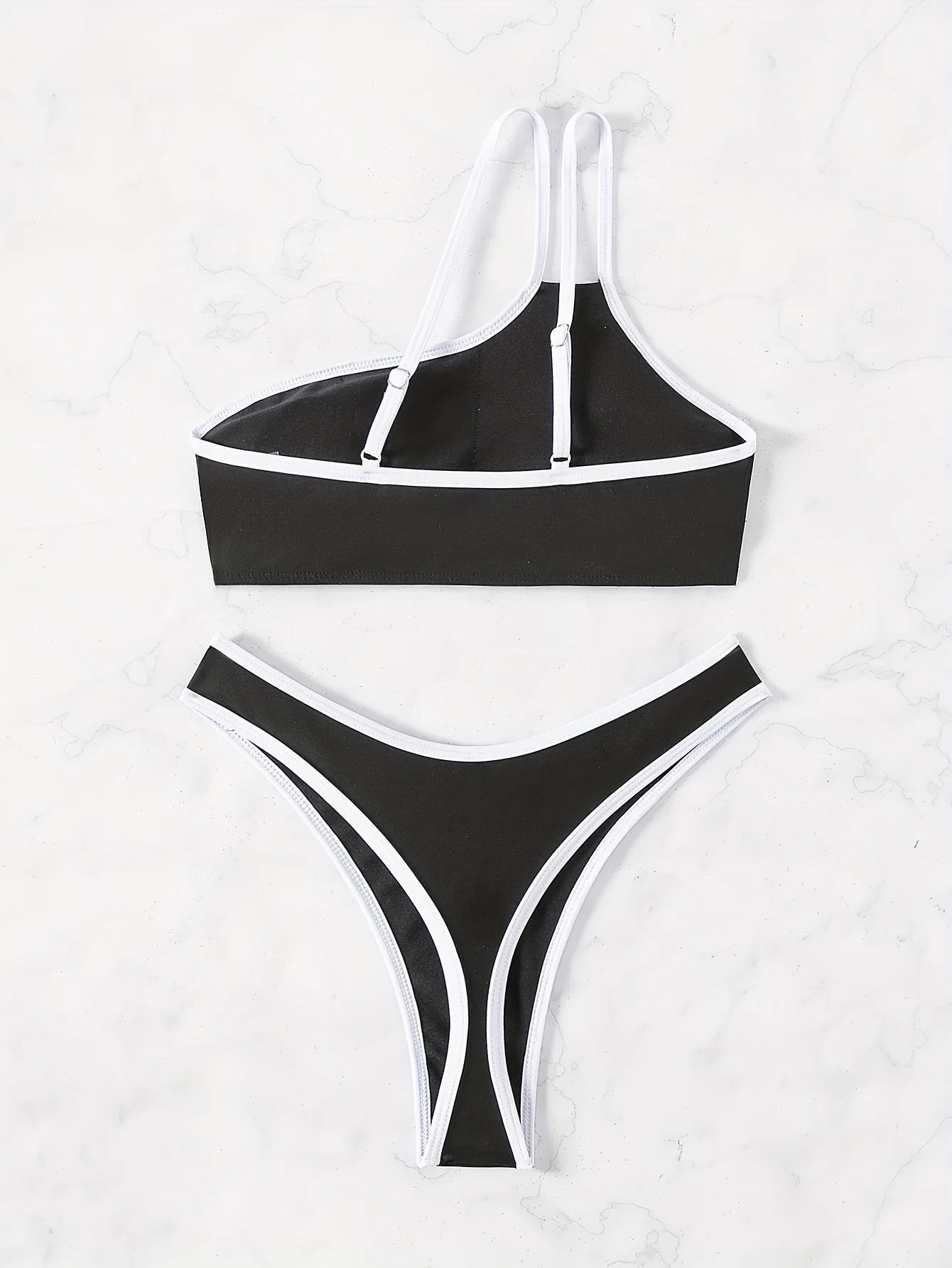 Пикантный комплект бикини ZTVitality на одно плечо Новое поступление 2024 бюстгальтер с