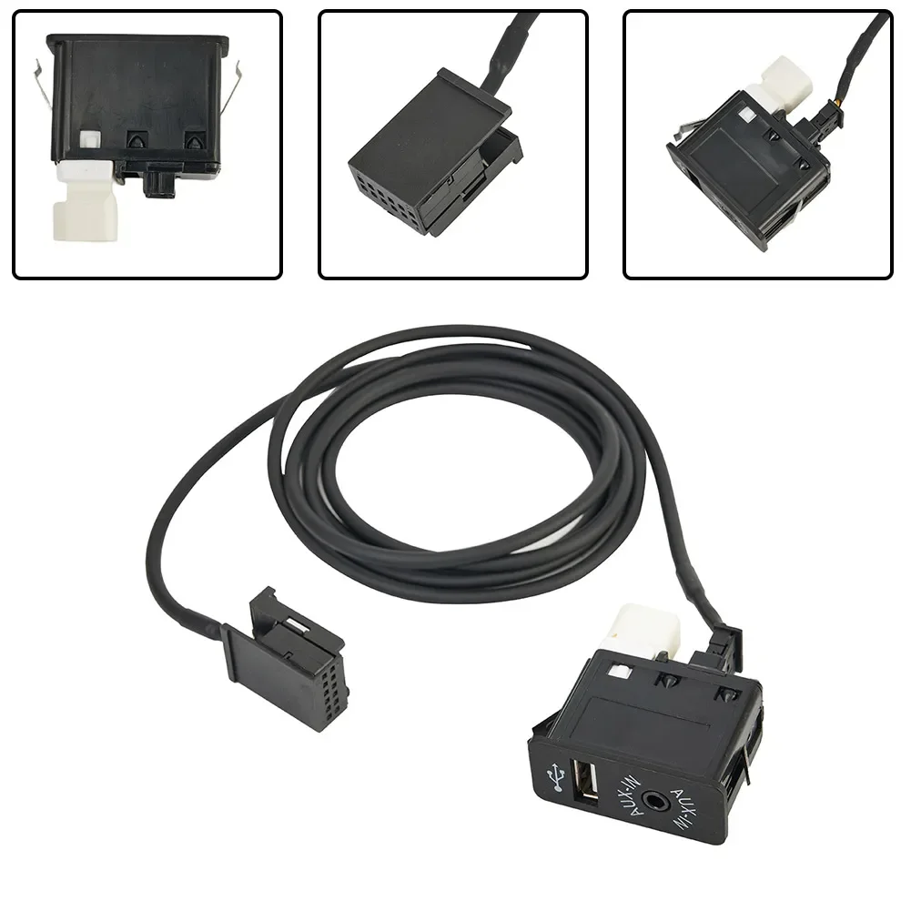 Фото Адаптер-панель для автомобильной аудиосистемы с USB и AUX входами для BMW E39, E53, X5, Z4, E85, E86, X3, E83 и моделей с 4-контактным USB2.0 №1