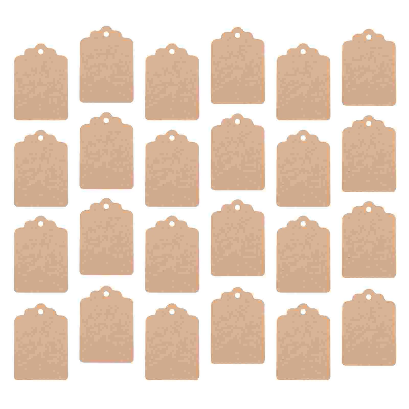 

1000 Kraft Paper Rectangular Gift Name Price Label for Organization Marking Shoes Mailing