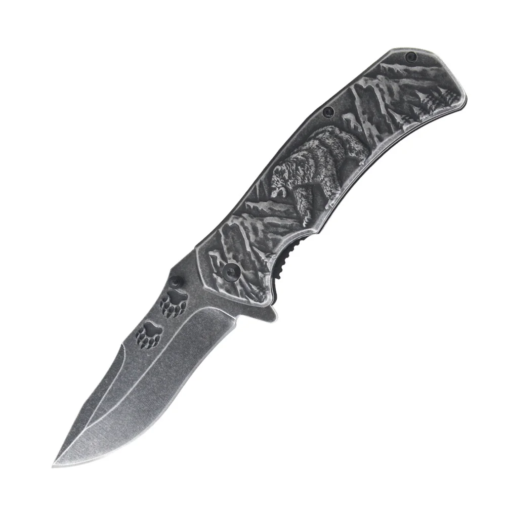 

Folding Knife Tactical Hunting Knife Sharp 3Cr13 Stainless Steel Outdoor Survival Knife Camping Hiking Practical Kitchen Tools
