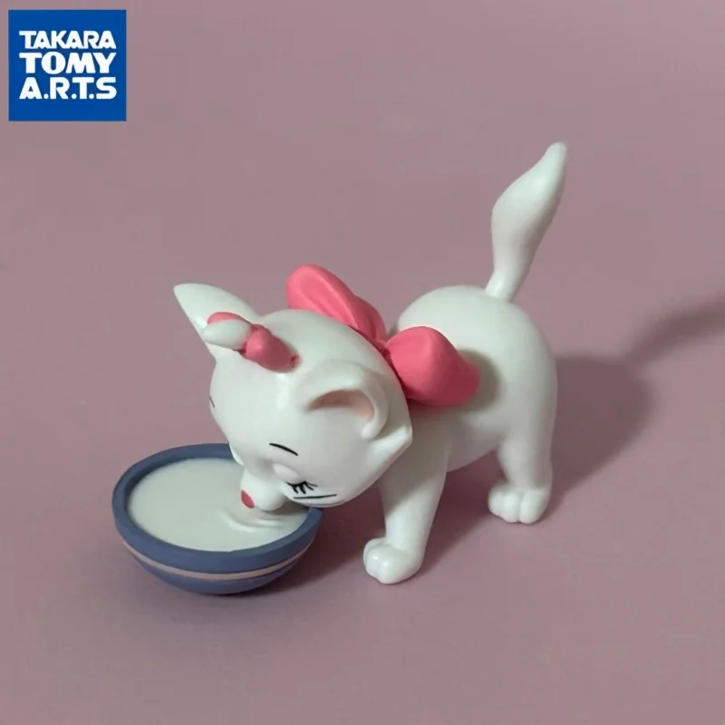 Фото Фигурка Takara Tomy Disney Marie Cat Gashapon в форме аристокота, декоративное украшение для рабочего стола, для взрослых коллекционеров №5