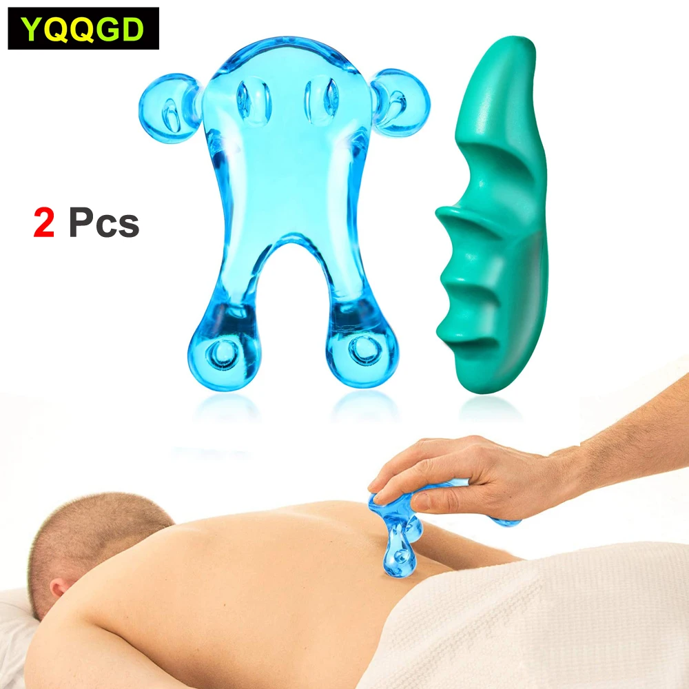 

2Pcs Deep Tissue Massage Tool and Thumb Massager Saver Set Include 1 Thumb Protector Tool and 1 Palm Urchin Massage Tool